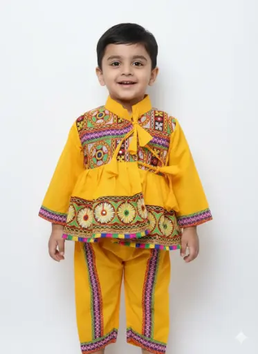 Vibrant Kids' Traditional Garba/Navratri Set